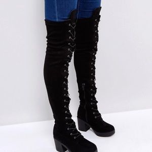 ASOS Chunky Over Knee Boots